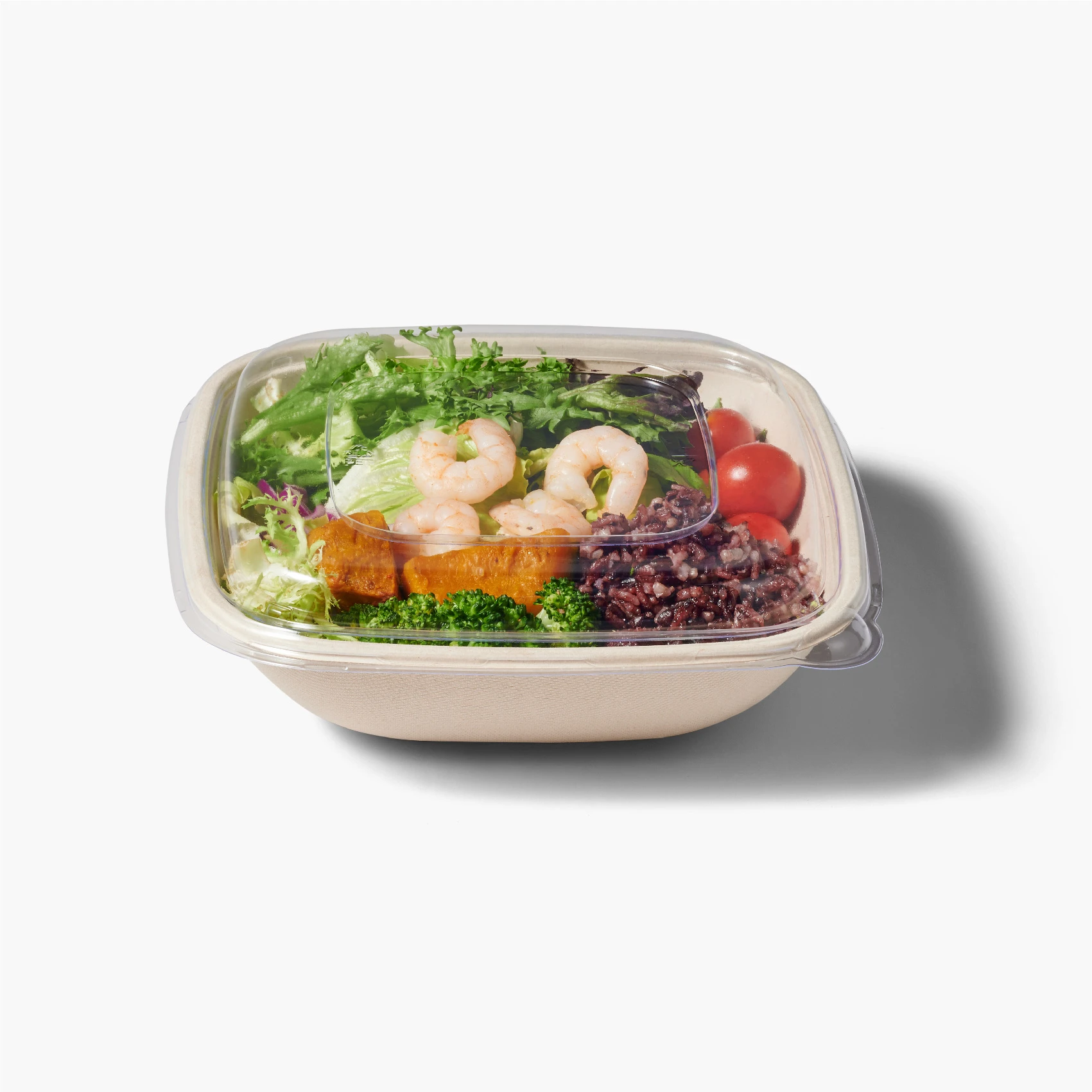 Square Salad Fiber Bowl