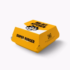 Custom Burger Box with Free Design