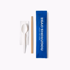 Custom Cutlery Set (Chopstick, Spoon, Napkin)