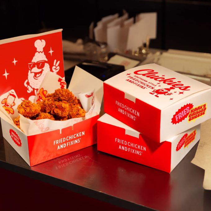 Paper Chicken Box with Window