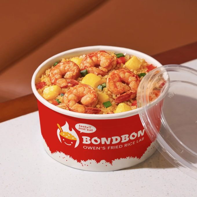 Custom Wide Paper Bowl for Food Packaging
