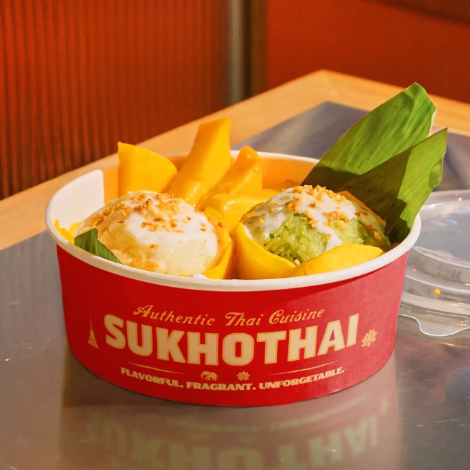 Personalised Food Containers for Mango Sticky Rice