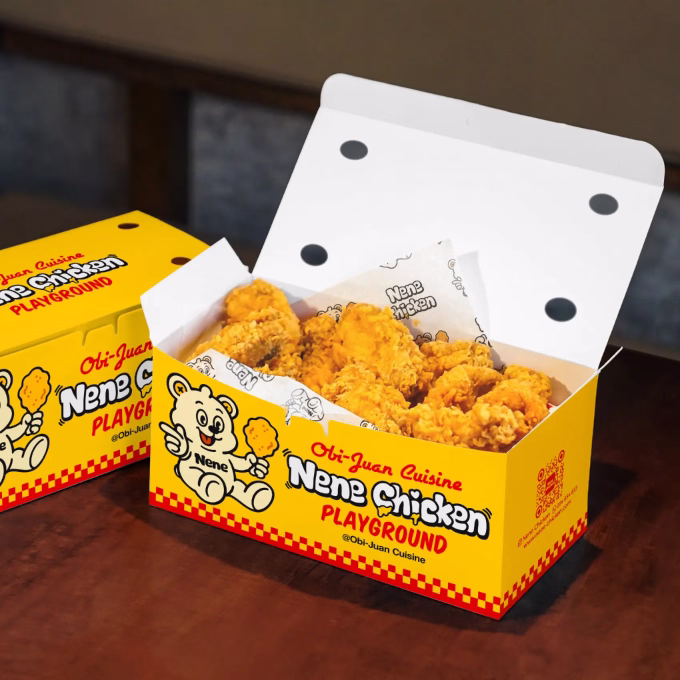 Paper Chicken Box with Window
