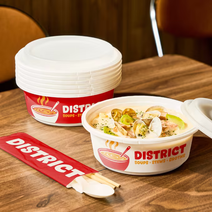 Custom Printed Plastic Bowls for Ramen
