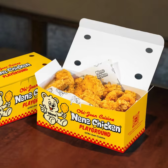 Fried Chicken Boxes with Custom Vents