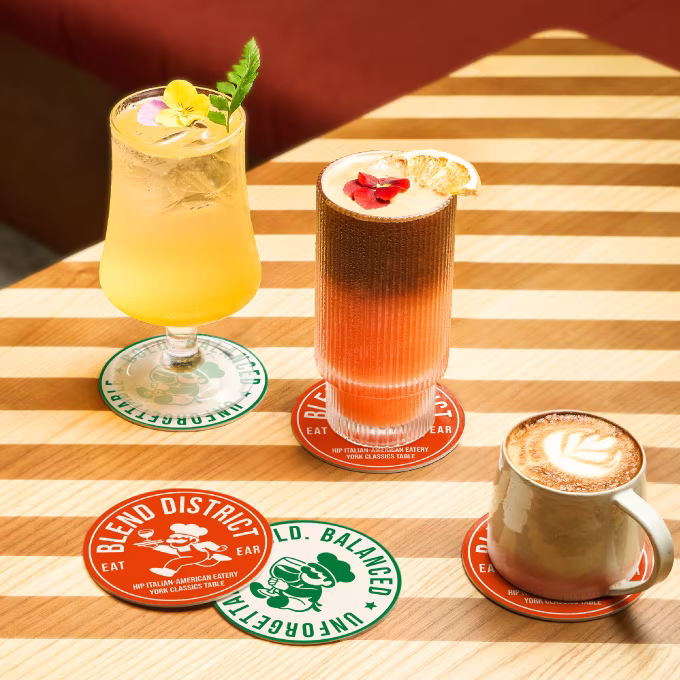 Round Paper Coaster with Logo