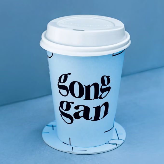 Hot Drink Paper Cups with Sip Lid