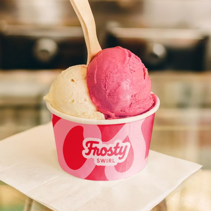 Branded Cups for Mini Pastries