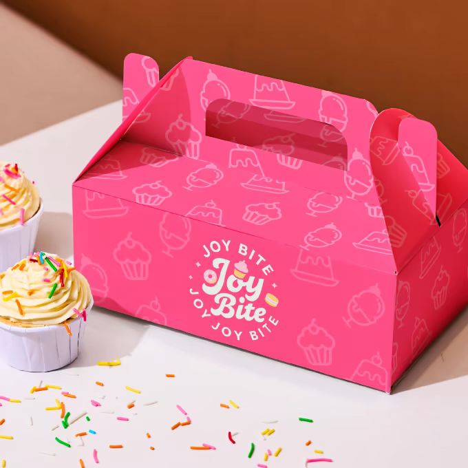 Custom Gable Box for Cupcakes