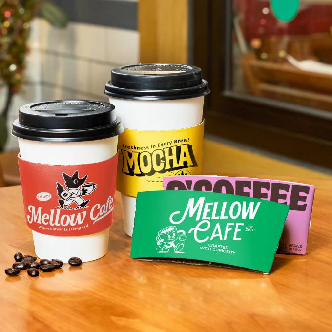 Hot Cup Sleeves with Free Design