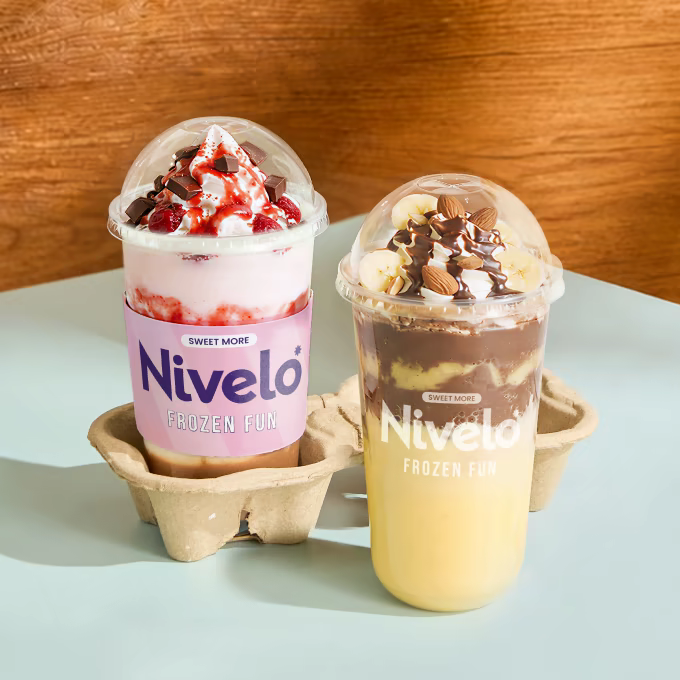 Custom U-Shaped Cups for Frozen Treats