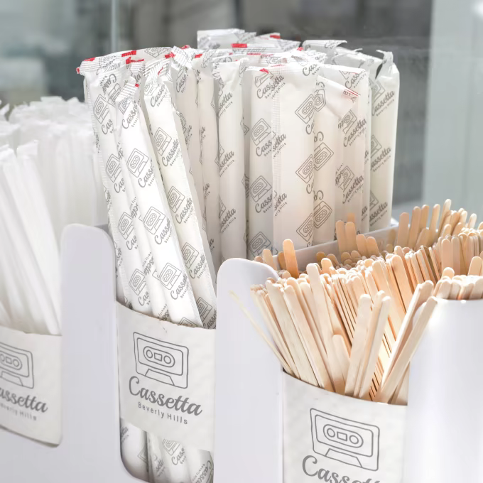 Wholesale Plastic Straw with Wrapper