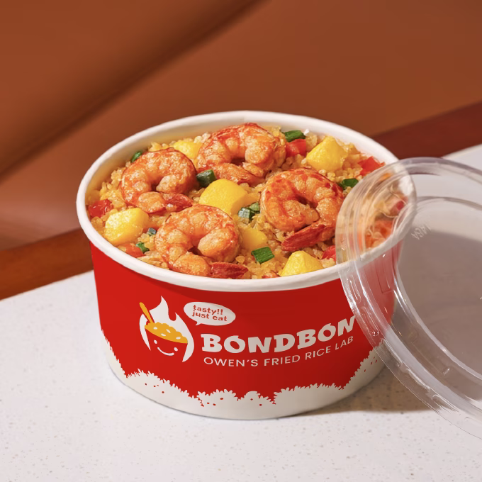 Custom Wide Paper Bowl for Food Packaging
