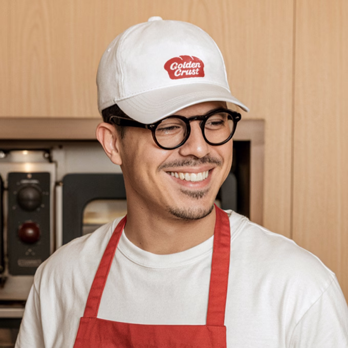 Custom Cotton Hat Red