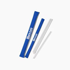 Custom Straw w/ Paper Wrapping