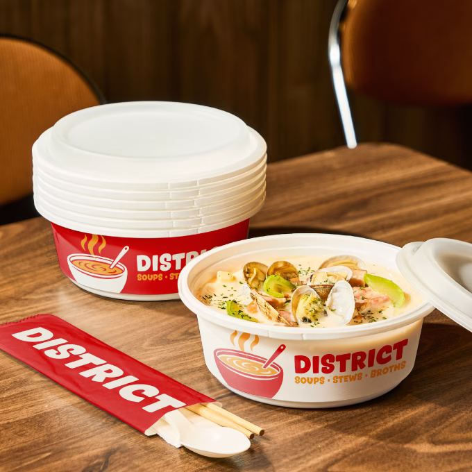 Custom Printed Plastic Bowls for Ramen
