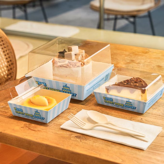 Custom Dessert Containers with Lids