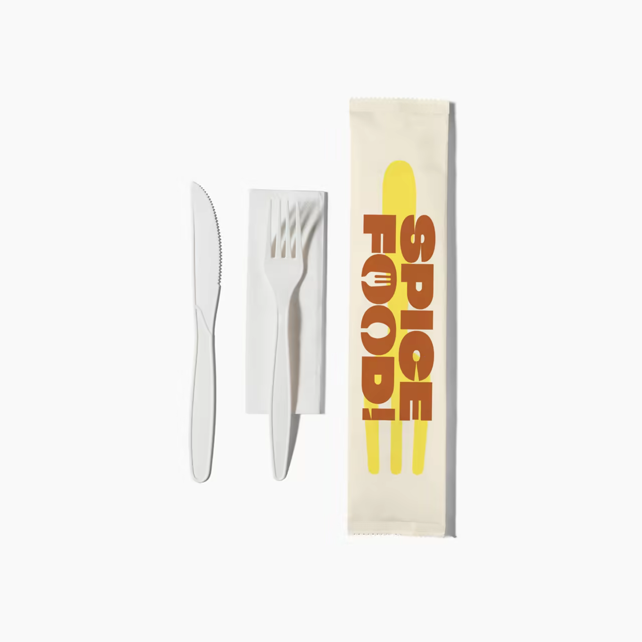 Custom Cutlery Set (Knife, Fork, Napkin)