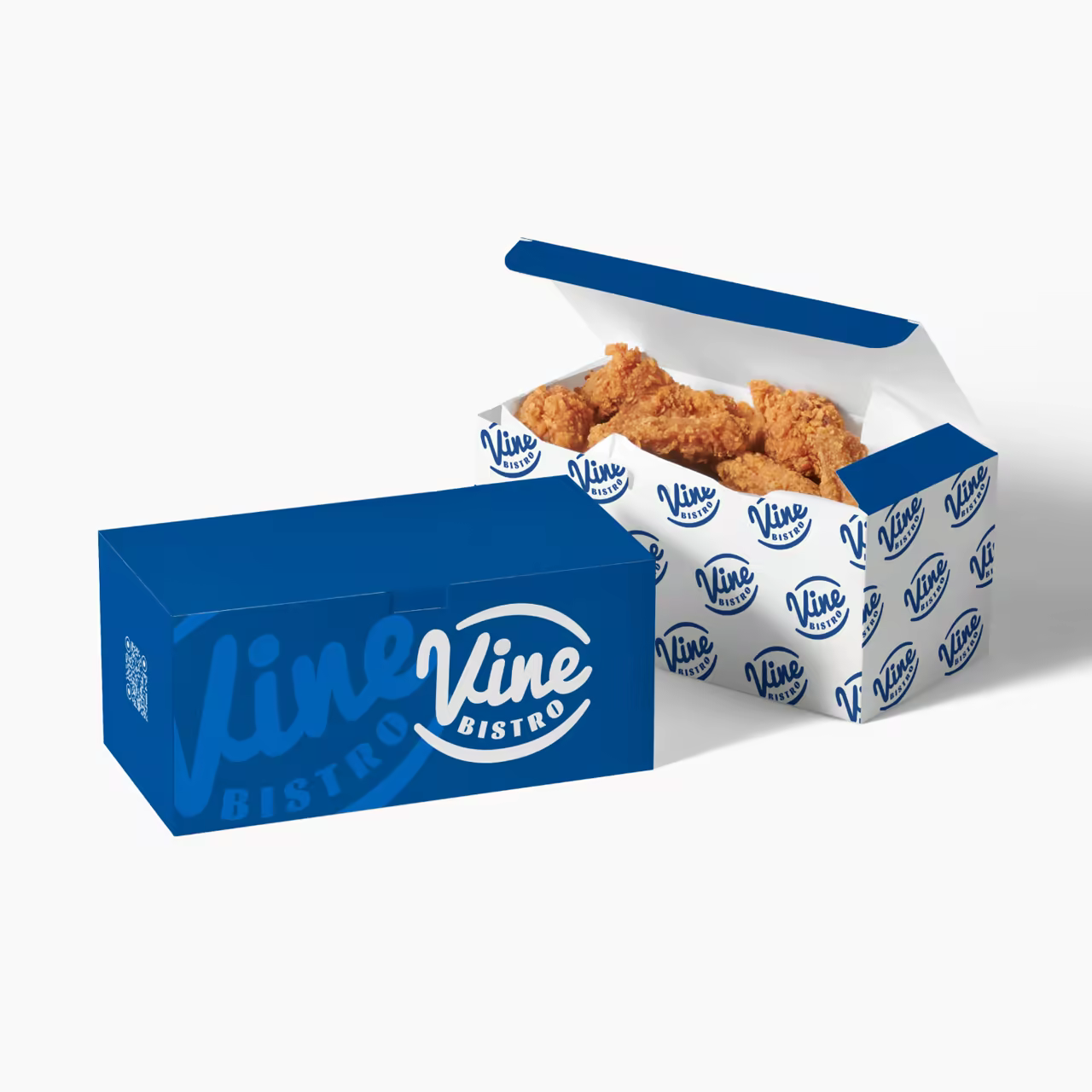 Custom Paper Chicken Box Auto Bottom