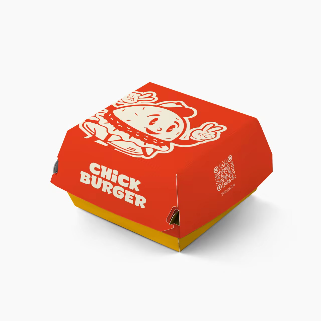 Custom Paper Burger Box
