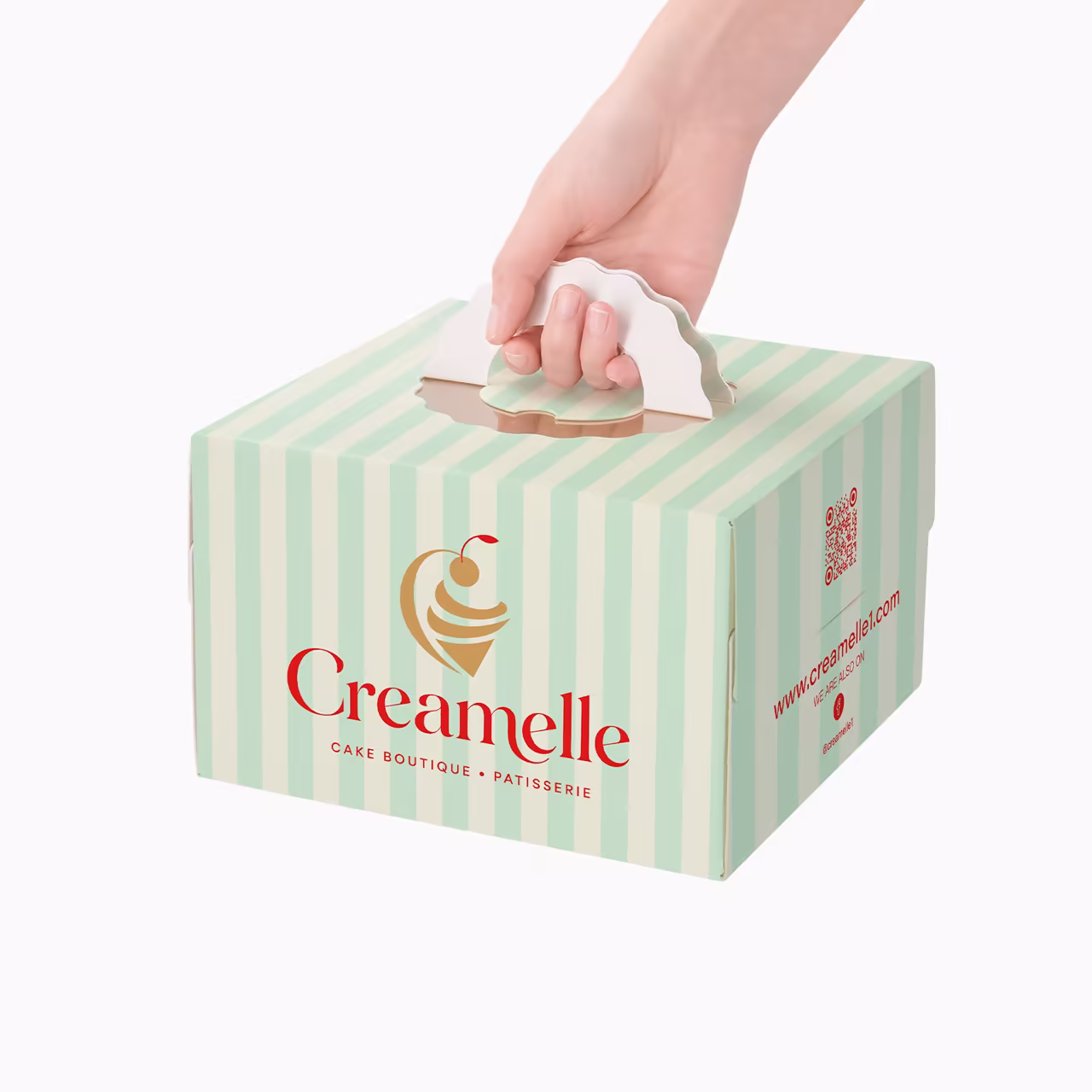 Custom Cake Box with Handles Main IMG