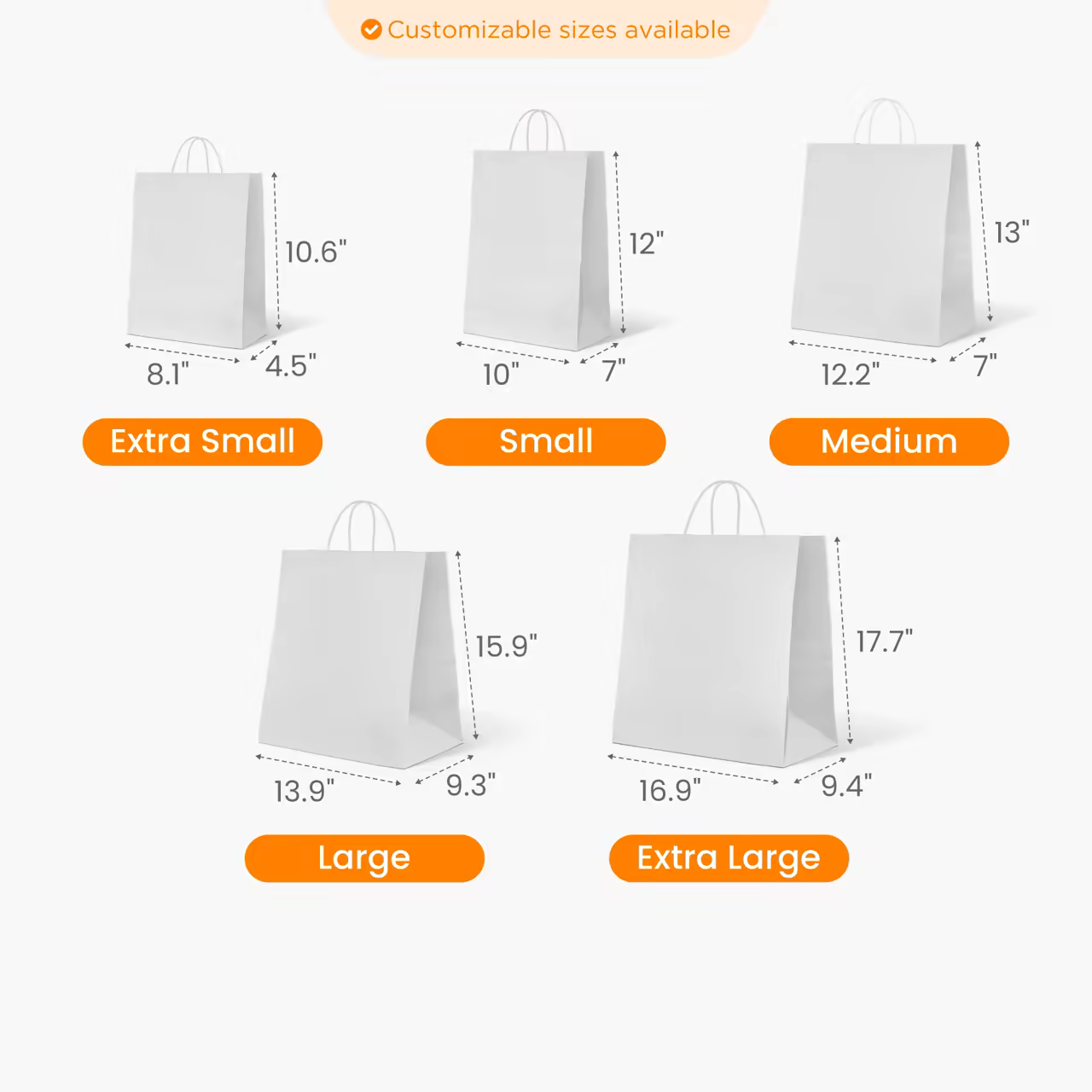 6 - Custom Paper Bag w/ Handle