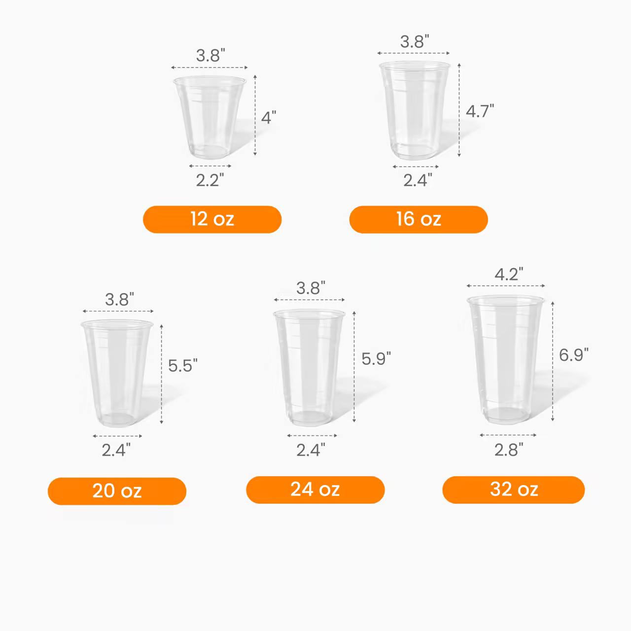 Plastic Cup Size
