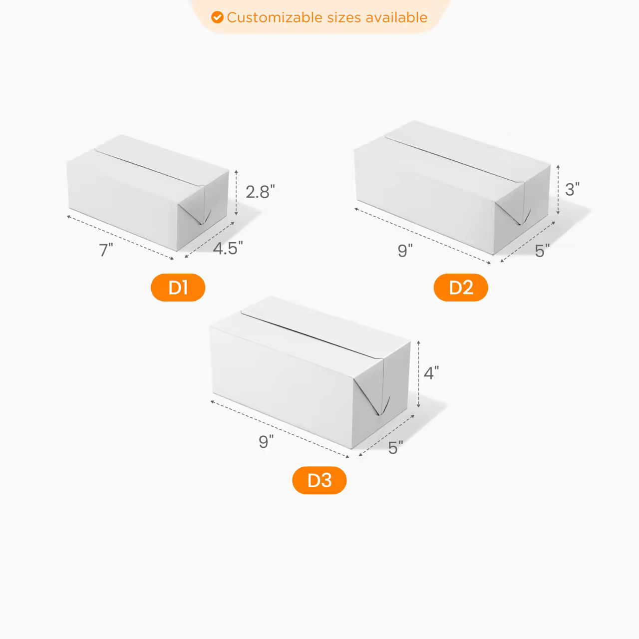 Paper Chicken Box with Fast Top Size