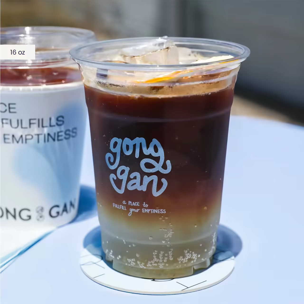 Eco PET Plastic Cup with Lid