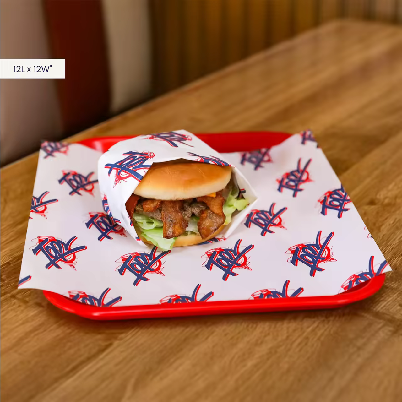 Printed Food Paper for Burgers