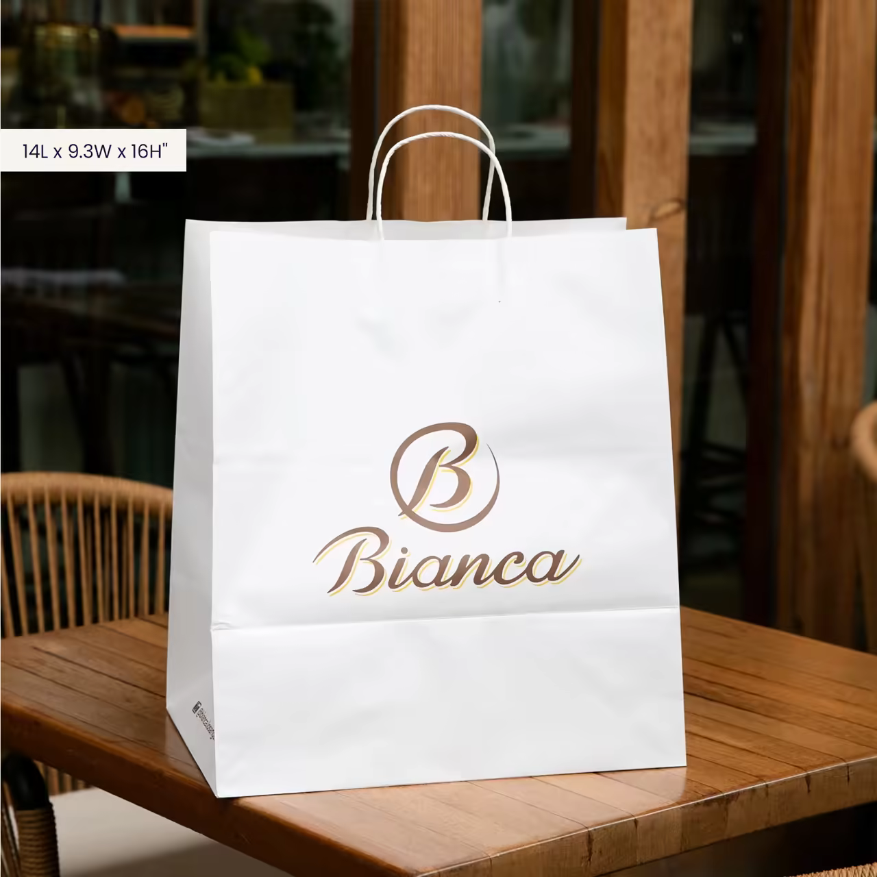Large Branded Paper Bag