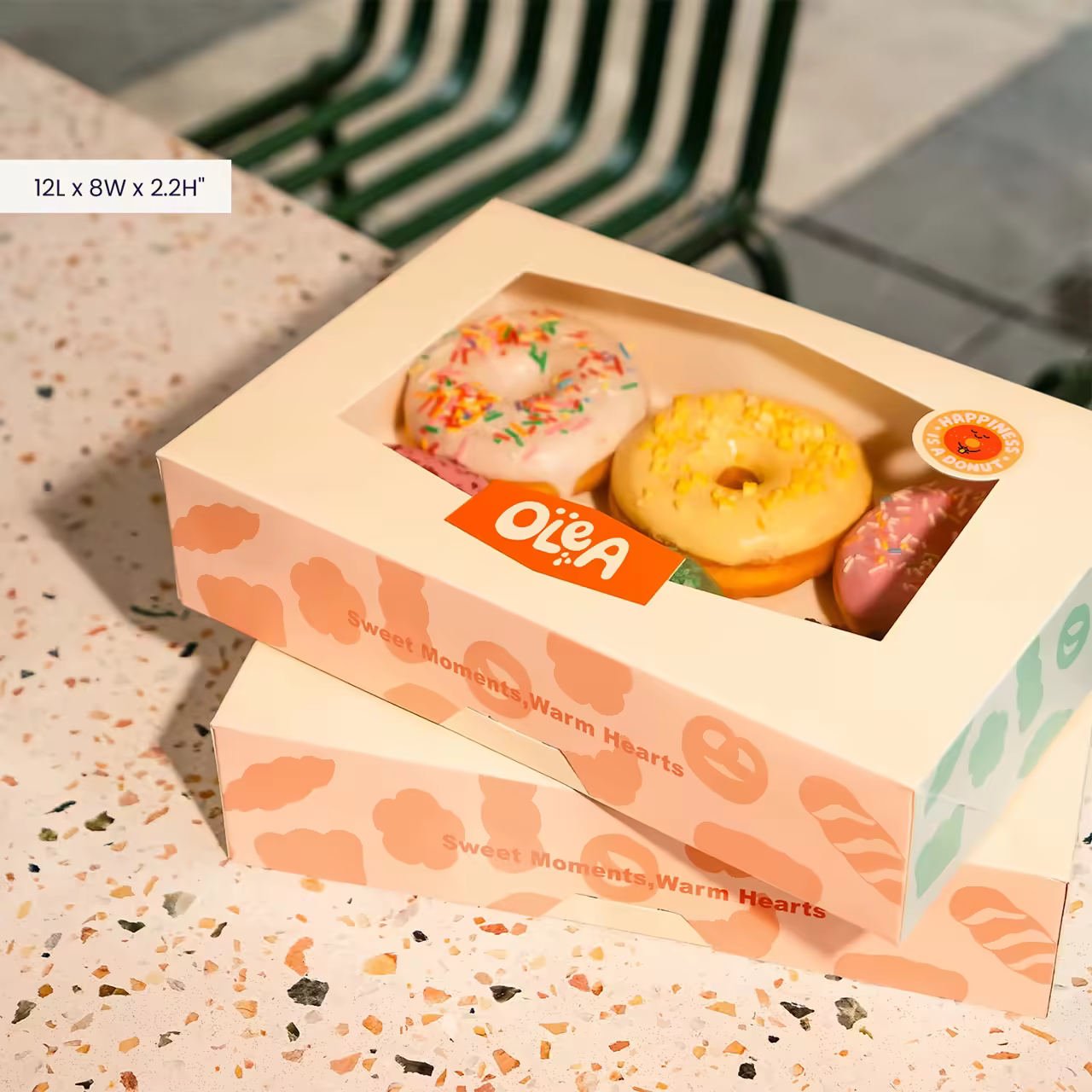 Custom Paper Box for Donuts