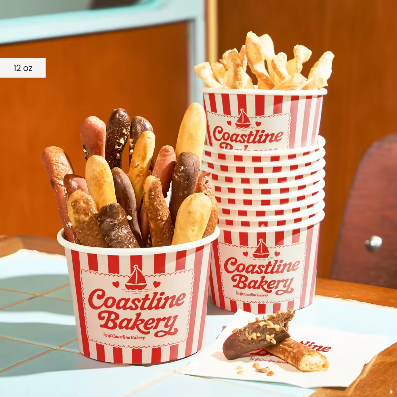 Branded Cups for Mini Pastries