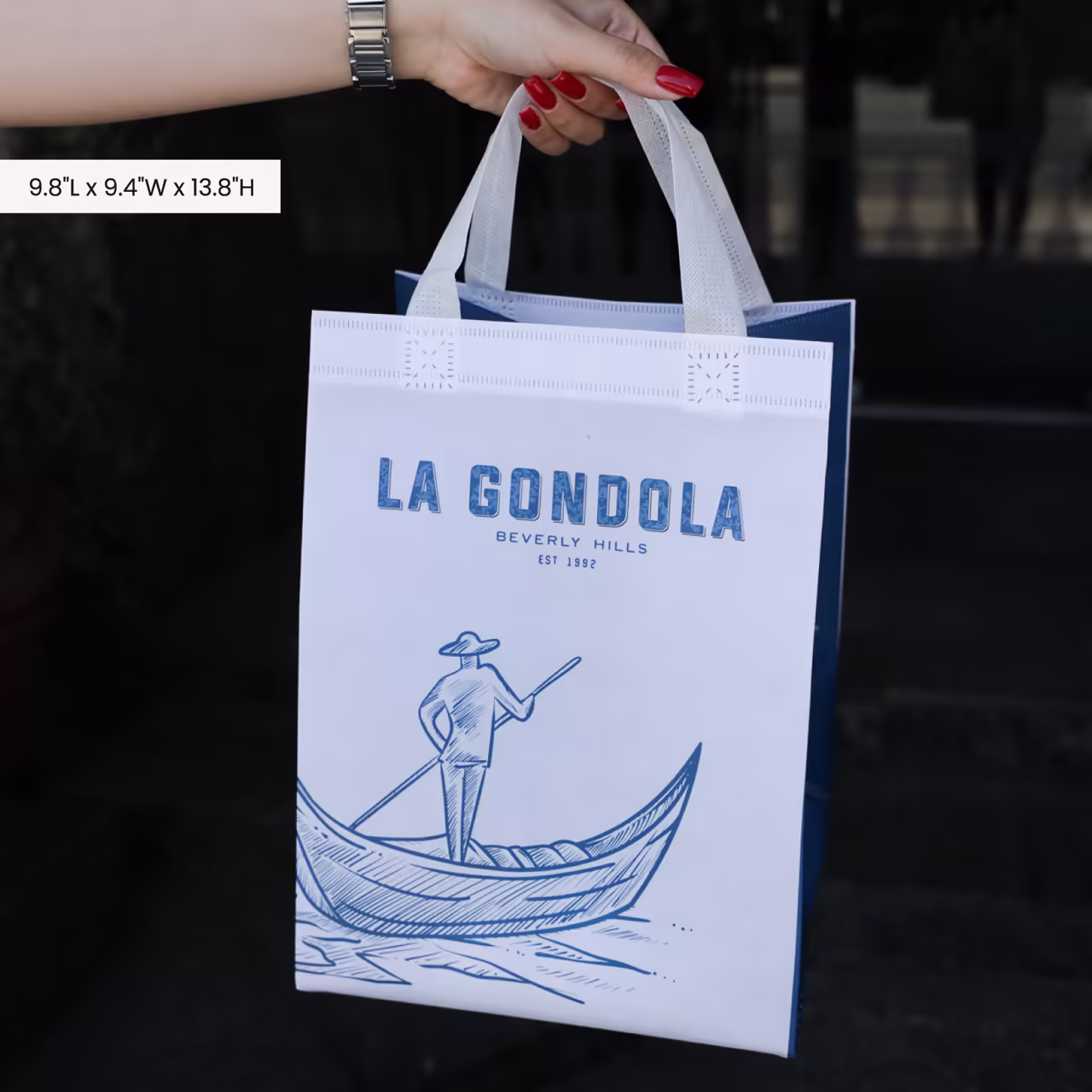 Durable Tear-Resistant Branded Reusable To-Go Bag