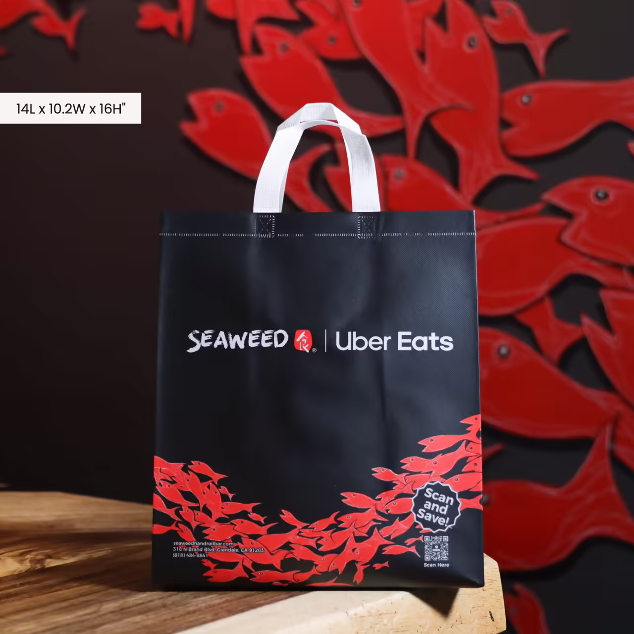 Eco-Friendly Wholesale Custom Logo Reusable To Go Bag