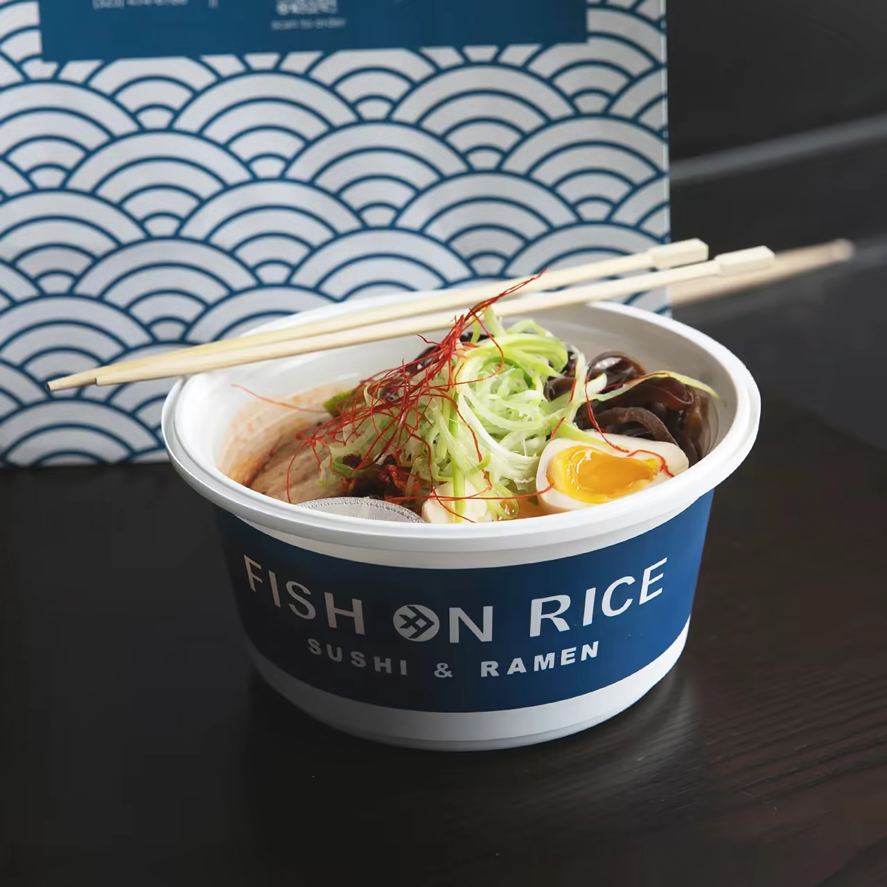 Custom Printed Plastic Bowls for Ramen
