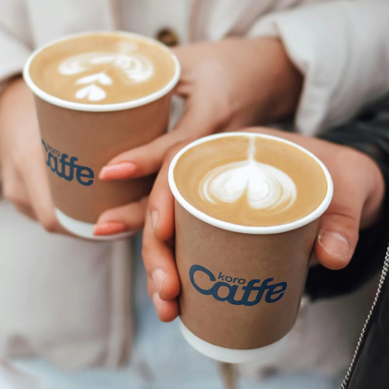 Double-Wall Kraft Paper Coffee Cup