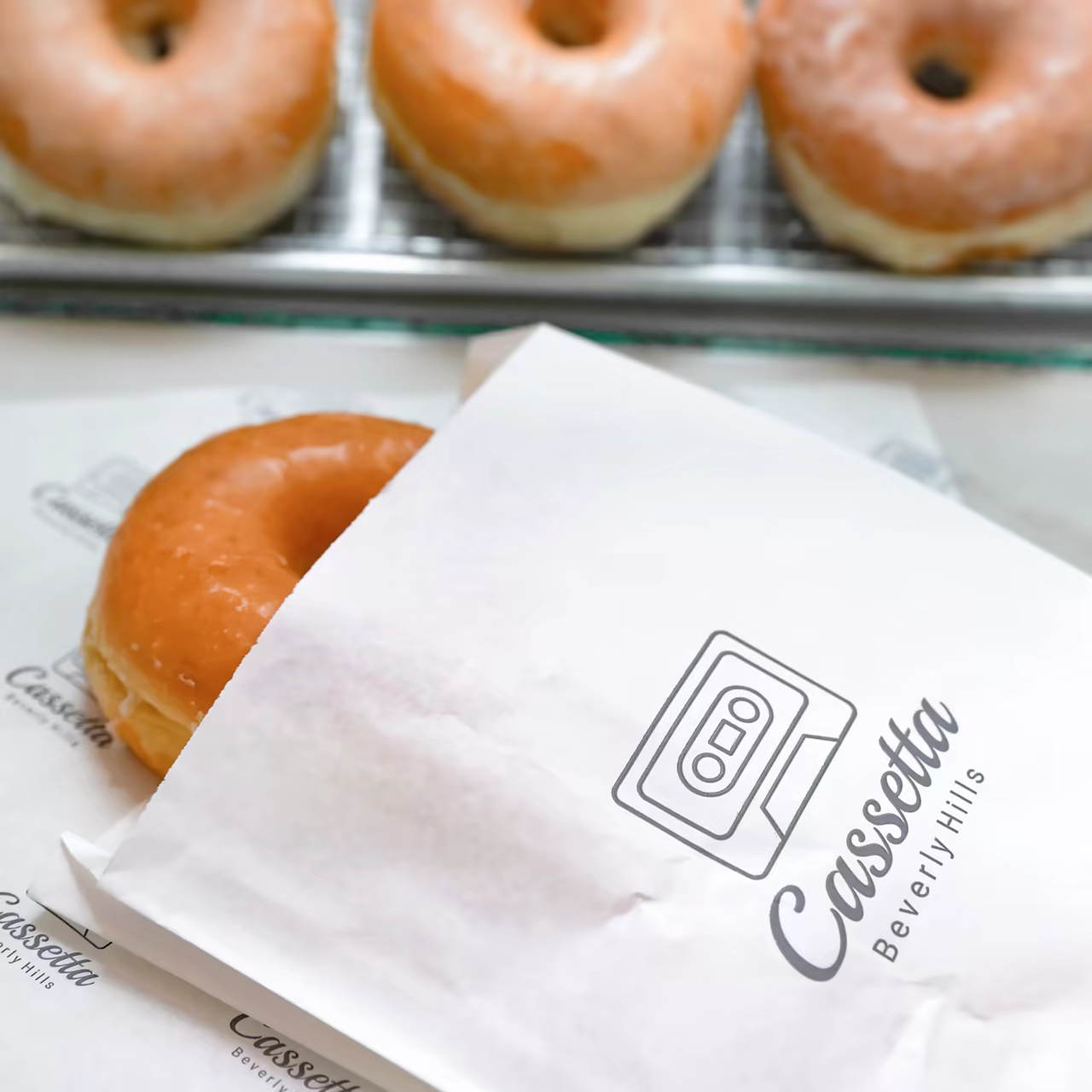 Printed Paper Bag for Donut