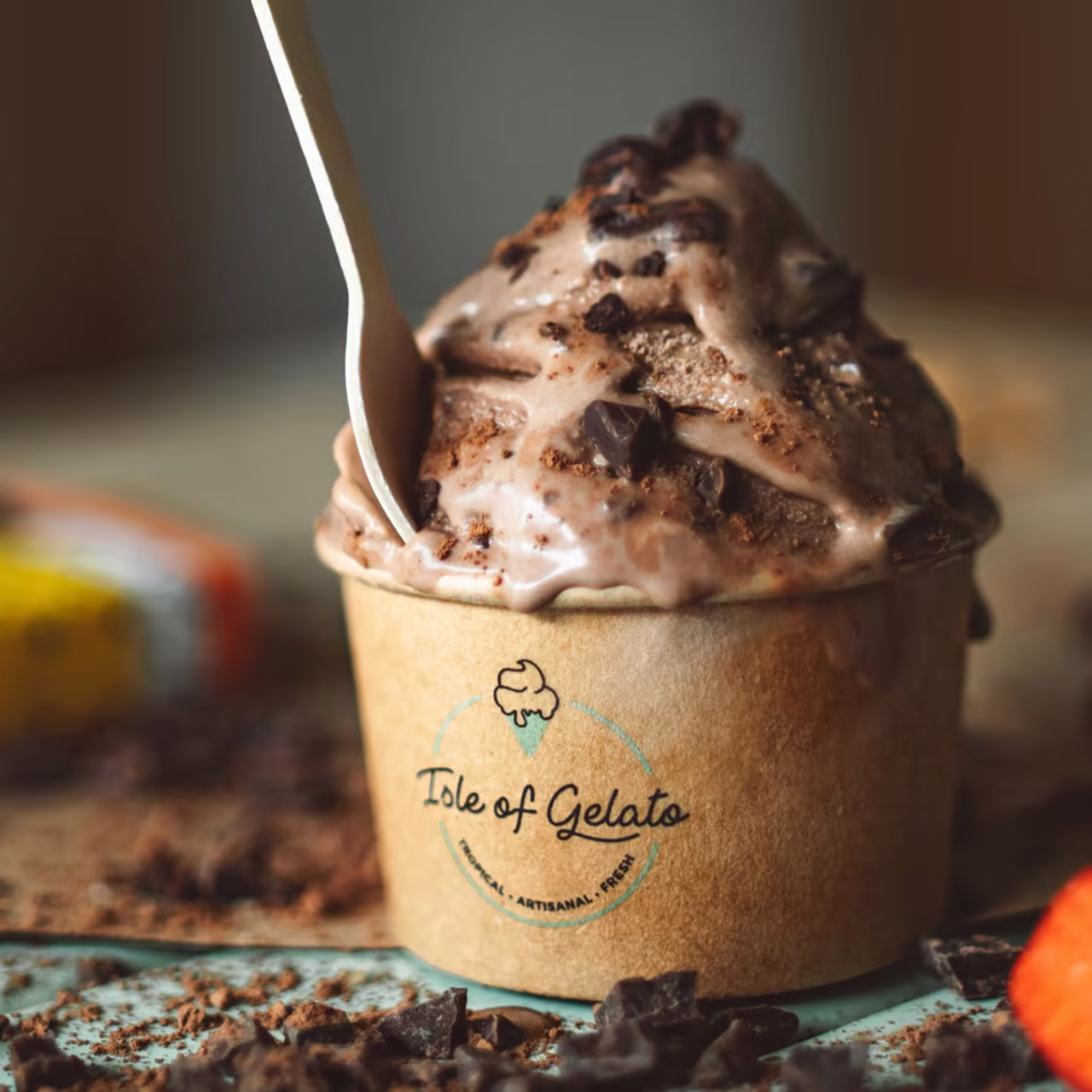 Custom Kraft Paper Bowl for Ice Cream