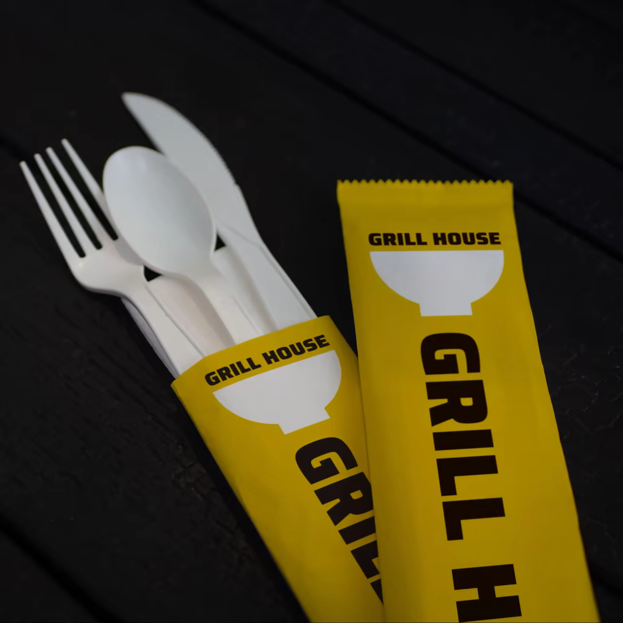 4-in-1 Cutlery Set for Food Packaging