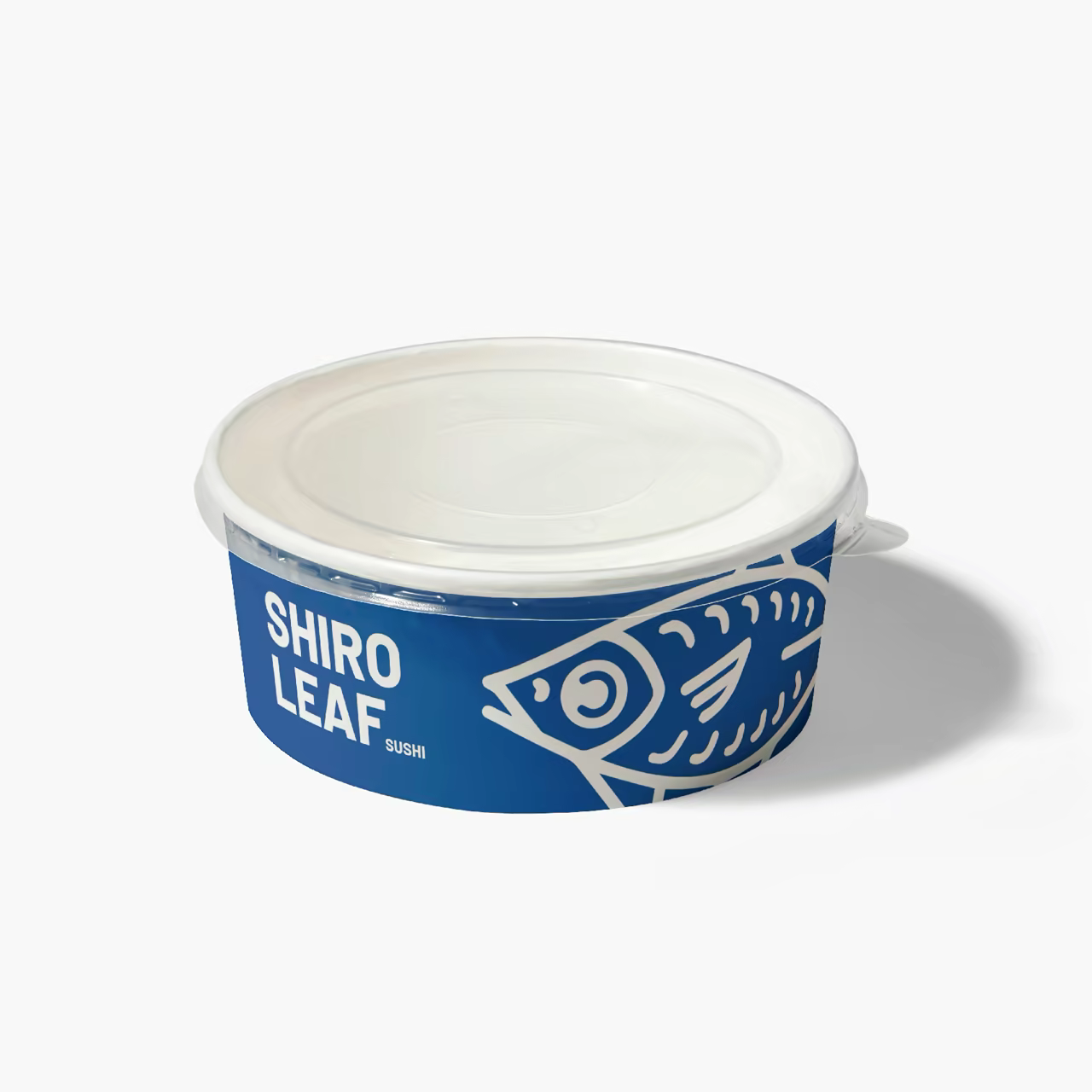 Custom Wide Paper Bowl for Food Packaging