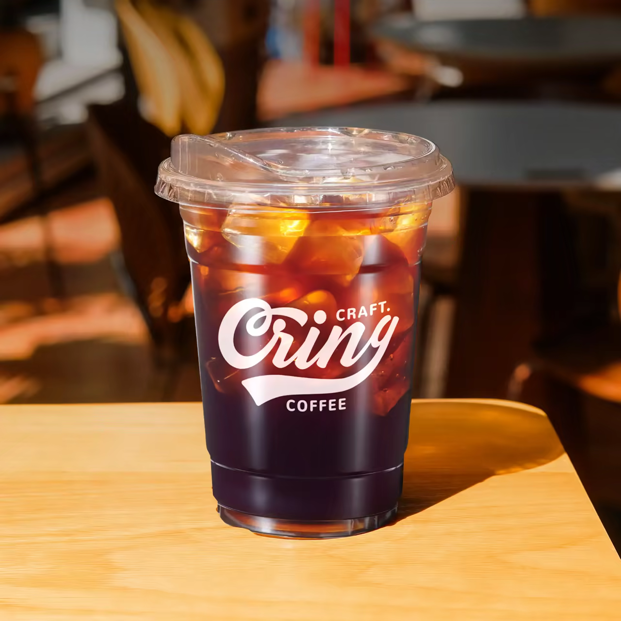 Clear Plastic Cup for Iced Drinks