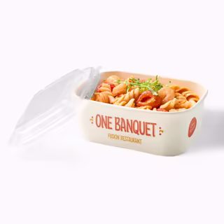 Custom Rectangular Paper Meal Prep Container