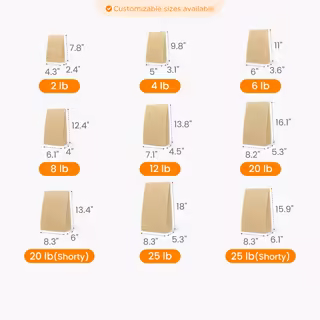 Kraft Paper Bag Size
