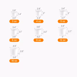 Paper Ice Cream Cup Size