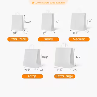 6 - Custom Paper Bag w/ Handle