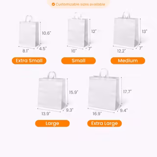 Reusable To-Go Bag Size