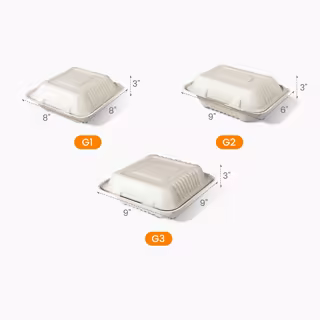 Clamshell Container Size