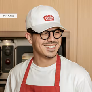 White Staff Cotton Hat