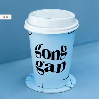 Hot Drink Paper Cups with Sip Lid
